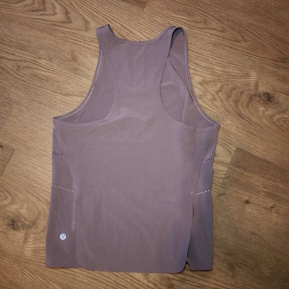 Lululemon Waist-Length Racerback Tank – Purple, Size 6 (BNWOT) - Picture 3 of 3